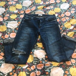 Distressed Boyfriend Jeans